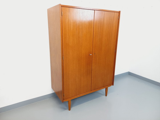 Image 1 of Vintage Scandinavian Teak Wardrobe from the 60s