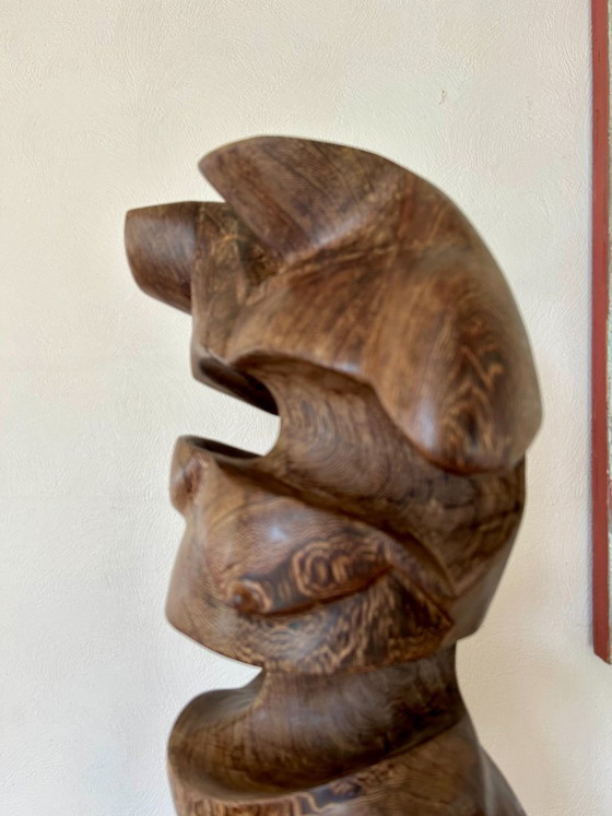 statue of a torso man – Beeldhouwkunst, Hout (photo 9 of 17)
