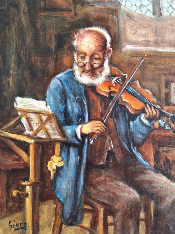 Old Musicians – Paintings & Drawings, Canvas (photo 5 of 6)