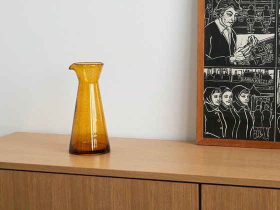Image 1 of Glazen karaf, Deens design, jaren 70, gemaakt in Denemarken.