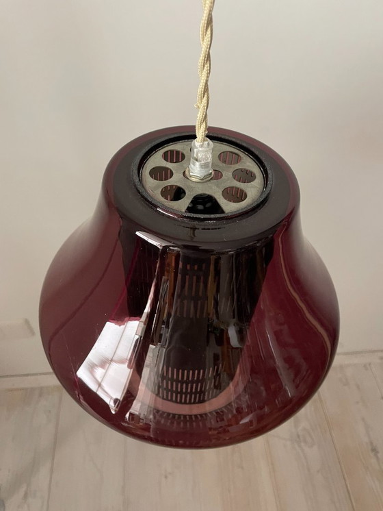 Image 1 of Philips lampada a sospensione in vetro vintage serie NX