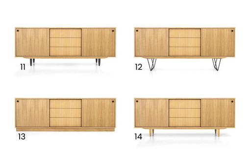 Buffet D-S05 portes coulissantes et 3 tiroirs