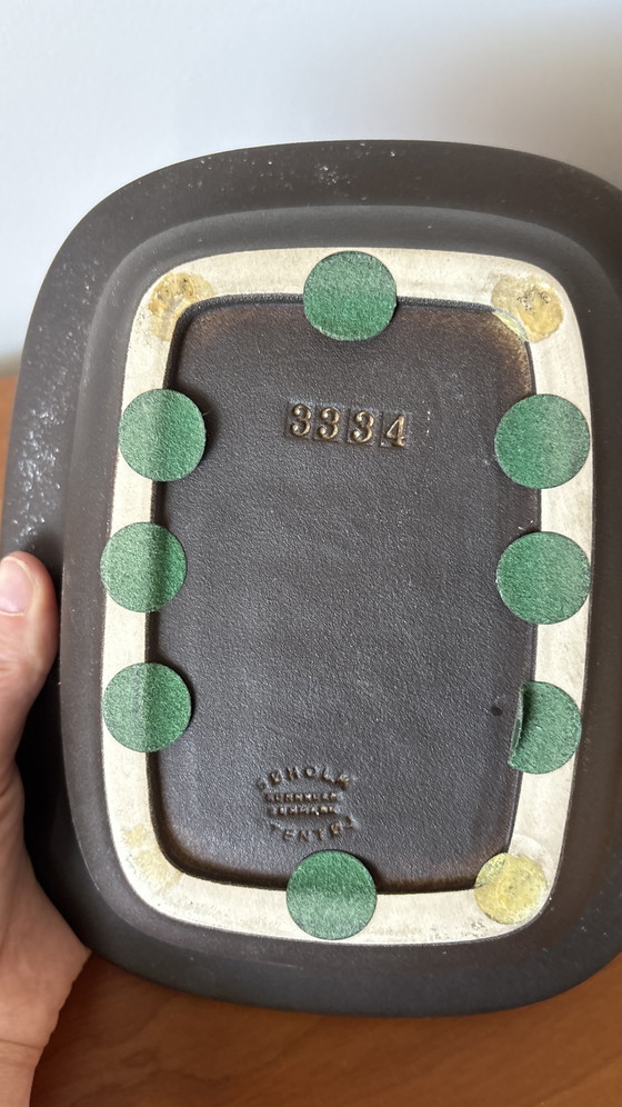 Image 1 of Plat en Céramique Søholm Stentøj 3334 par Einar Johansen