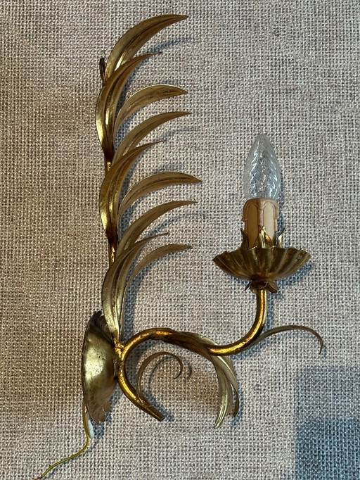 Florentine Mid - Century wall lamp by Hans Kögl, 1970s