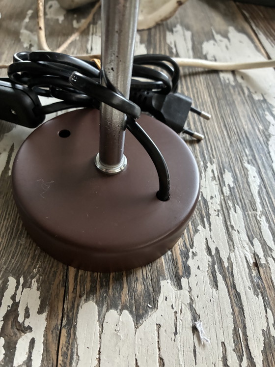 Set of Vintage Hoffmeister Eyeball Table Lamps – Metal, Chrome (photo 9 of 9)