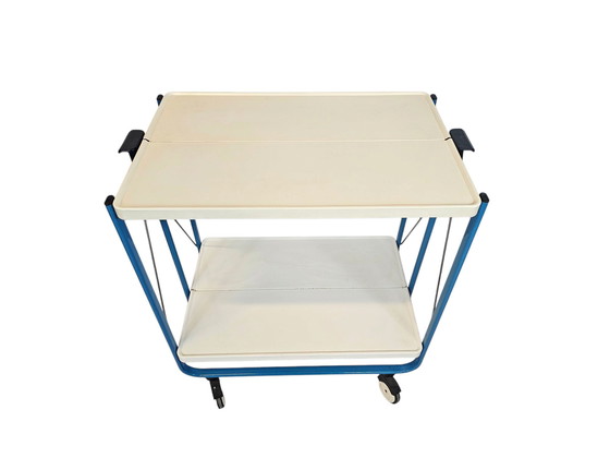 Image 1 of FRZ Metallwaren - Louis Lepoix - Chariot - Chariot de service - Allemagne de l'Ouest - années 80