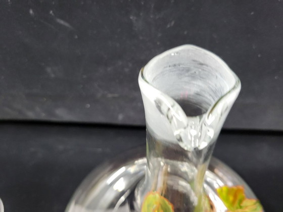 Image 1 of Weinservice Cristal d'Arques Frankreich handbemalt set of 3