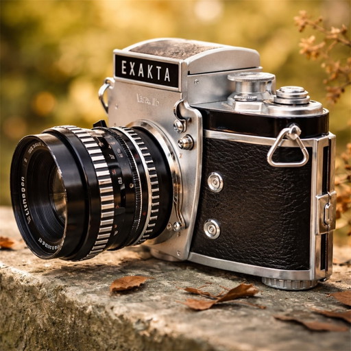 Exakta Varex IIb – Vintage 35mm spiegelreflexcamera met Enna Lithagon 35mm f/2.8 lens