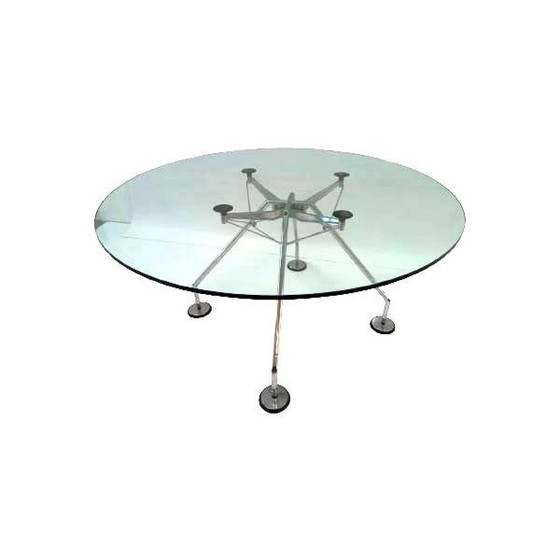 Image 1 of Ronde Vintage Jaren 90 Italiaans Design Nomos Tecno Tafel by Norman Foster