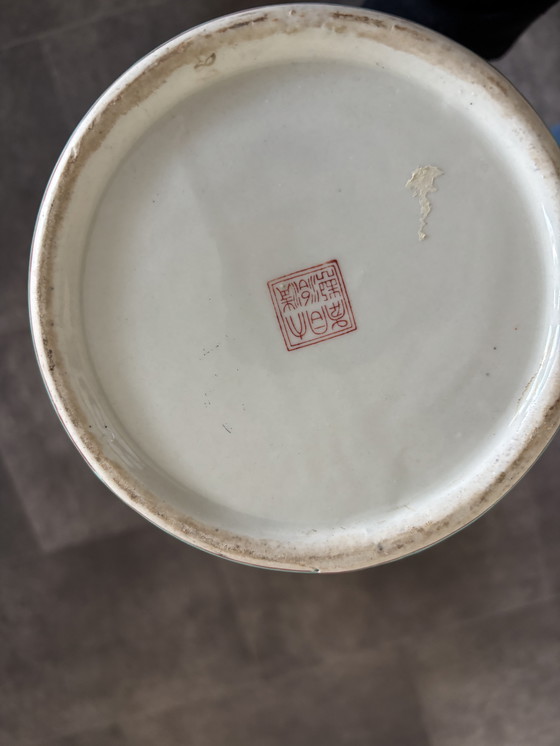 Image 1 of Chinese Family Rose vase