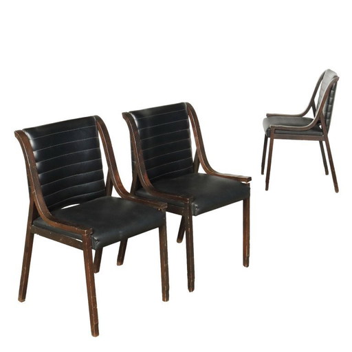 Een groep van 3 stoelen uit de jaren 60