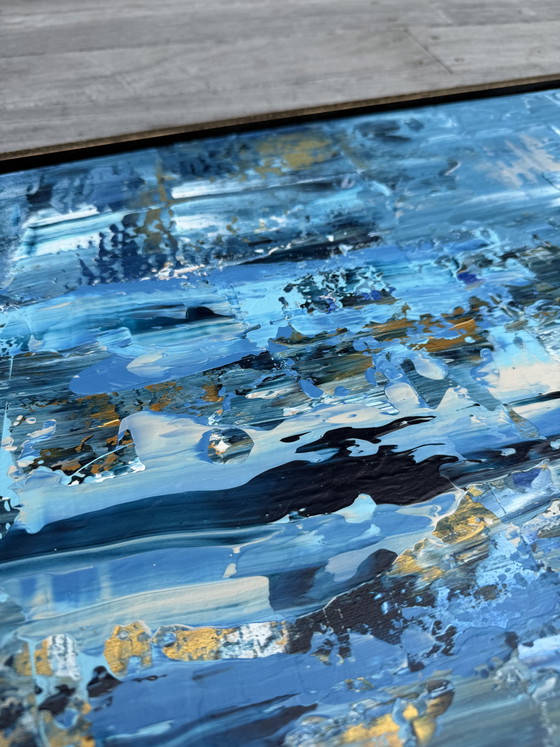 Image 1 of Artwork 90x70cm including floating frame