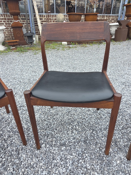 Image 1 of 4 Skandinavische Stühle von Scantic Møbelværk Dänisches Design 60er Jahre