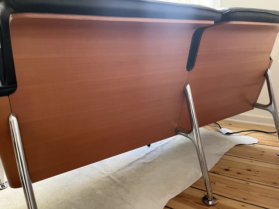 Image 1 of Divano Wilkhahn Avera 826/5, 2 posti, pelle, metà secolo, Bauhaus, era spaziale