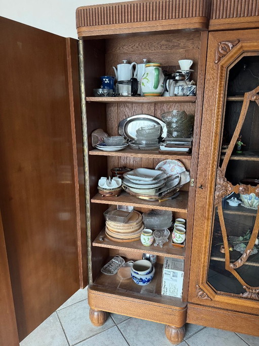 Antique china cabinet around 1900