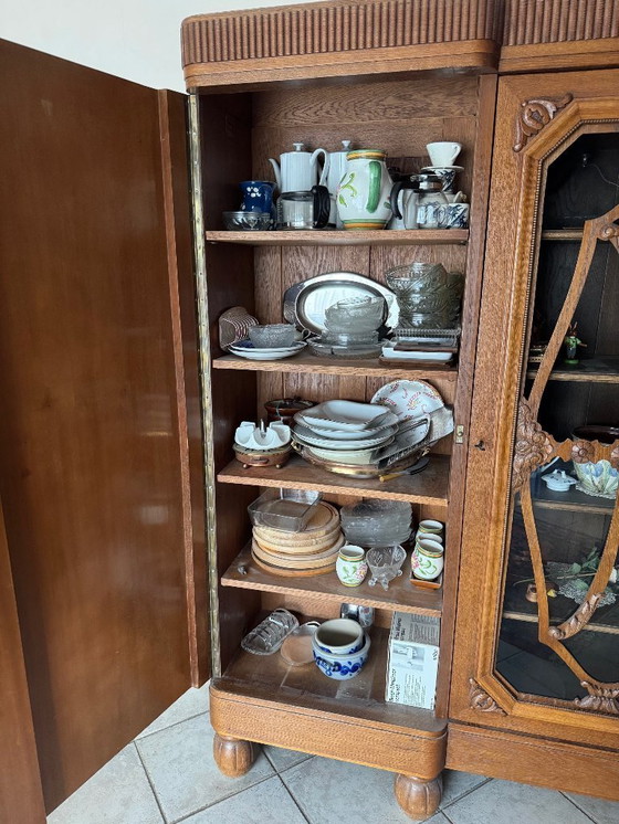 Image 1 of Antiguo armario de loza de alrededor de 1900