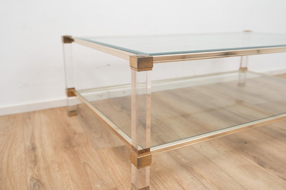 Image 1 of Glazen salontafel van Pierre Vandel