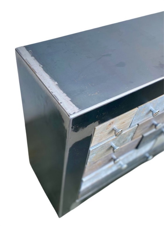 Image 1 of Cassettiera in metallo Loftboutik con 15 cassetti, anni 2010