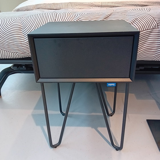Image 1 of Pixel-Nachttisch Auping Tiefschwarz