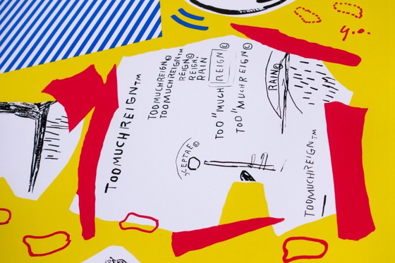 Image 1 of Rain Dance - UNICEF Warhol Lichtenstein Haring Basquiat Ono 1985 - Poster 70 x 100 cm