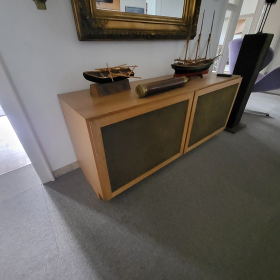 Hans Gugelot for Bofinger – Credenza Modulare M125 con Frontali in Tessuto (1956) – Credenze, Legno (photo 2 of 5)