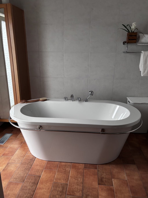Duravit Phillip Stark 1 Badewanne mit Armatur und Handbrause