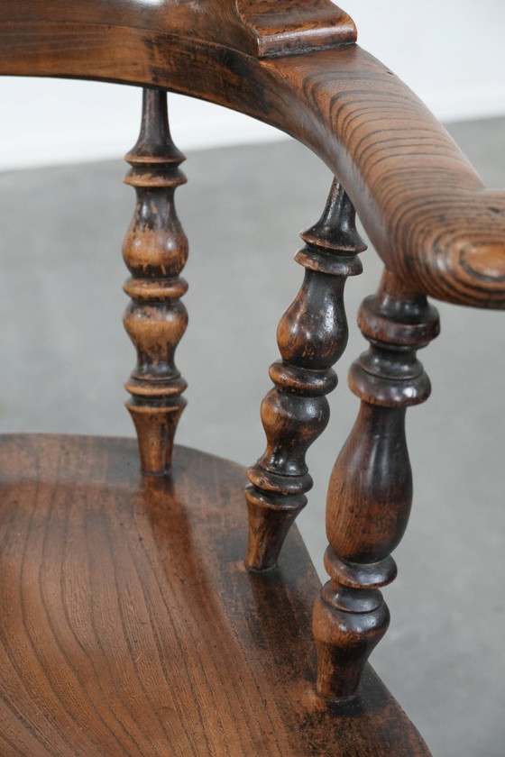 Image 1 of Antiker englischer Windsor-Stuhl mit hoher Rückenlehne aus dem 18. Jahrhundert