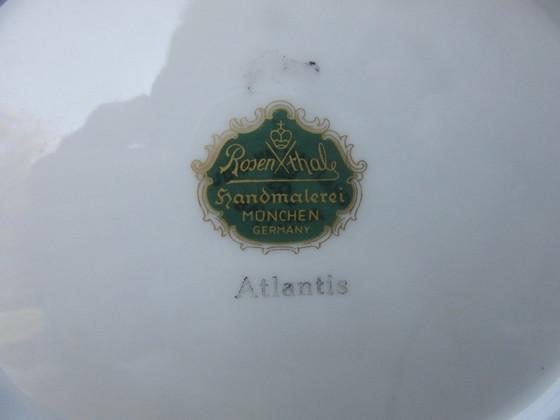 Image 1 of Oval Rosenthal Munchen Oval Plate / Dish by Lis Muller, Atlantis, very rare