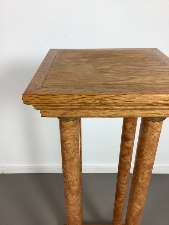 Image 1 of Portavasi a colonna con piedistallo vintage anni ottanta