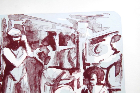 Image 1 of Nick Andrews, litografia 'The Gang' 43/125 - anno 2010