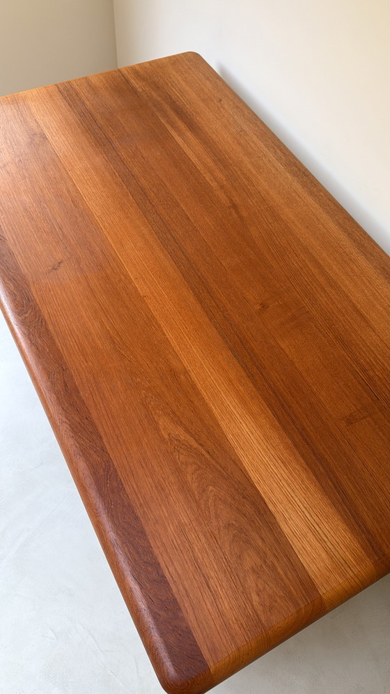 Image 1 of Vintage Deens designbureau gemaakt van teak hout door Dyrlund