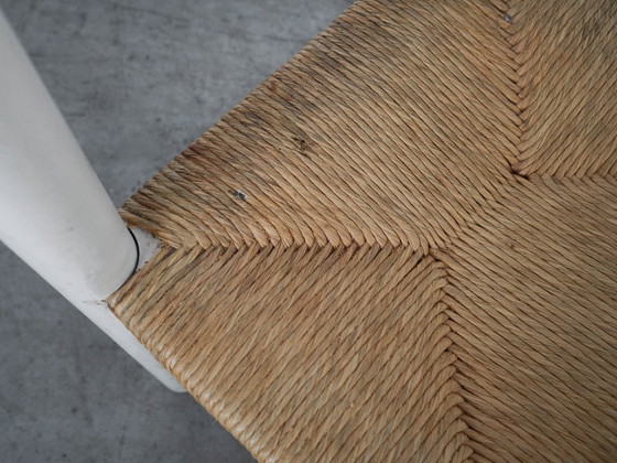 Image 1 of Conjunto de cuatro sillas de madera de haya, diseño italiano, década de 1980, fabricadas en Italia.