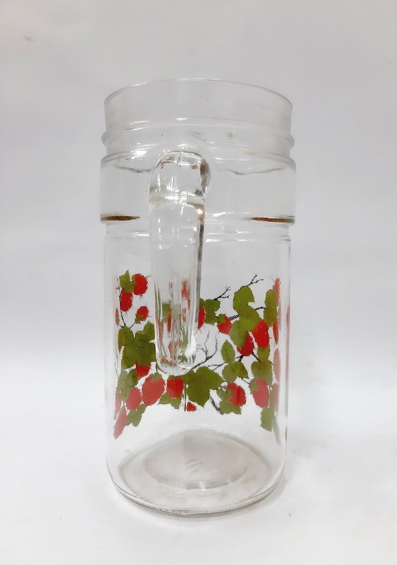 Image 1 of Vintage glass ewer, pitcher