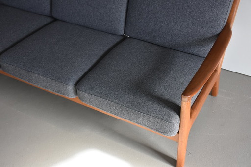 Gestoffeerde Mid Century Sofa van Juul Kristensen, Kvadrat stof, jaren 1960 - 1970