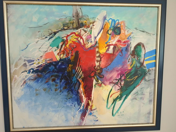 Image 1 of Pittura Martin van Dijk, cornice Ron de Hoog