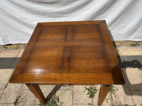 Image 1 of Table basse Art Nouveau en bois de cerisier