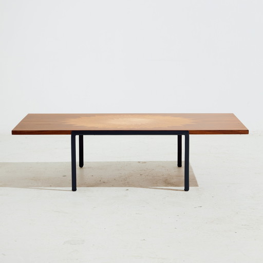 Mesa de centro de palisandro con incrustaciones Mk8882