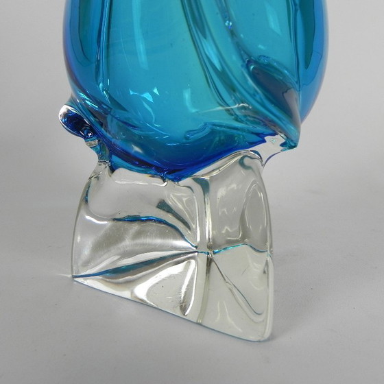 Image 1 of Vintage glass vase Val St. Lambert, 1950s