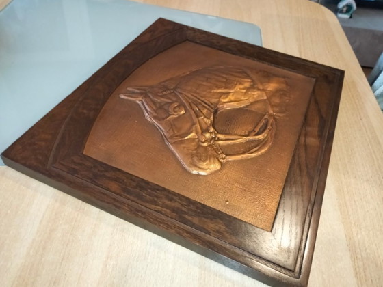 Image 1 of trois magnifiques peintures sur cuivre