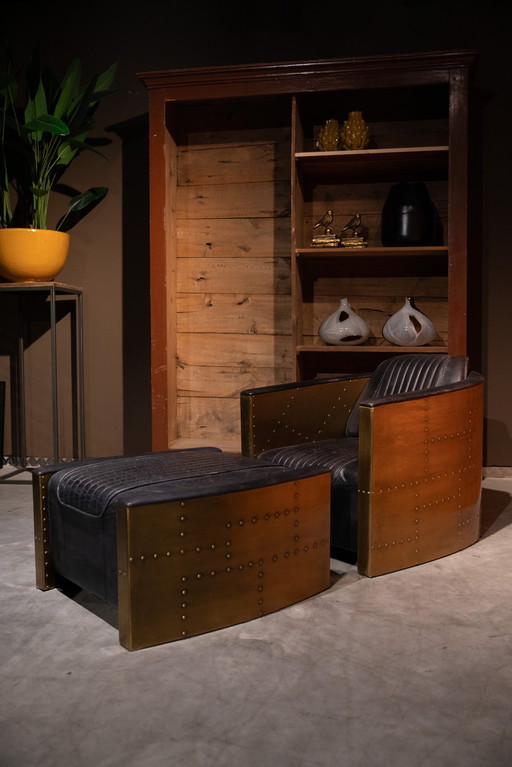 Aviator Fauteuil & Hocker 