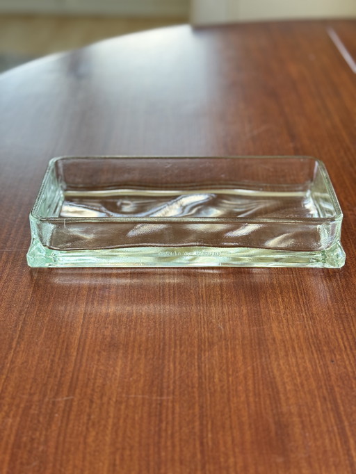 Vintage Glasschale aus Westdeutschland im Stil von Le Corbusier & Perriand – 1950er Jahre