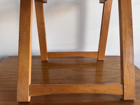 Vintage Trieste Folding chair by Aldo Jacober, Italian design 60s, Wood (photo 4 of 9)