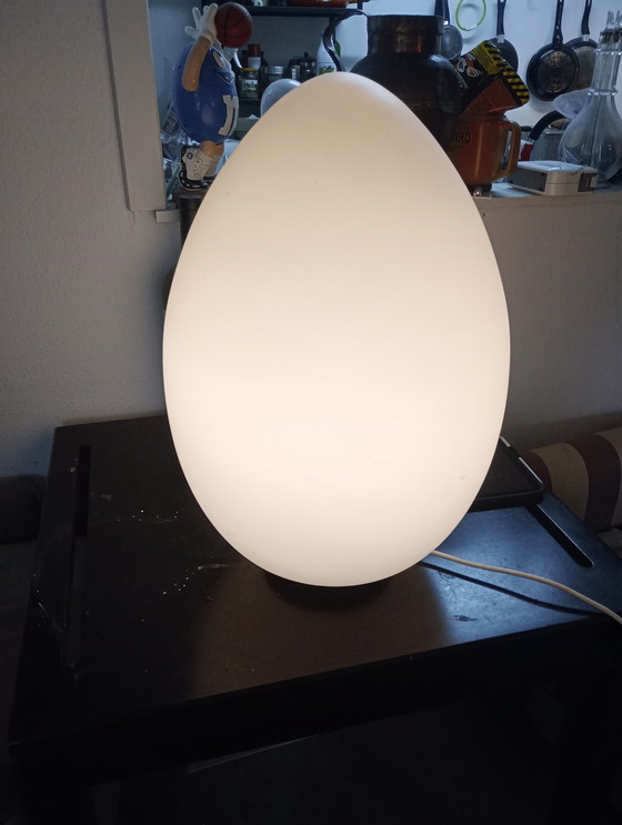 Image 1 of Uovo Fontana Arte egg-shaped Murano glass lamp Ben swilders