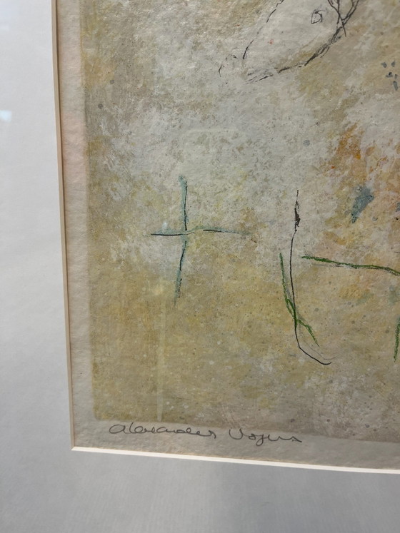 Sérigraphie Alexander Vogels 17/90 – Objets d'art, Verre, Papier (photo 2 of 6)