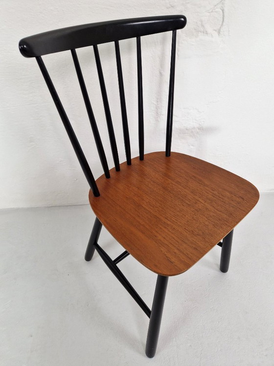 Image 1 of Stuhl im Tapiovaara-Stil von Polonio Holland 1960s