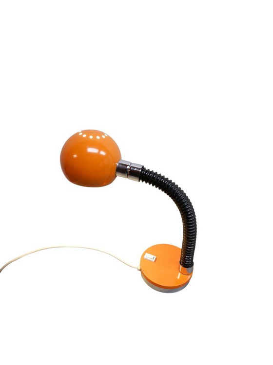 Image 1 of Orange Space Age Table Lamp, 1970s