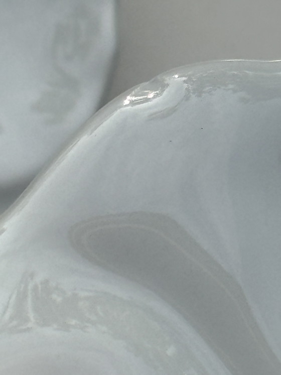6 Assiettes à Huîtres Majolique – majolique française, Geschirr, Ceramic (photo 15 of 15)