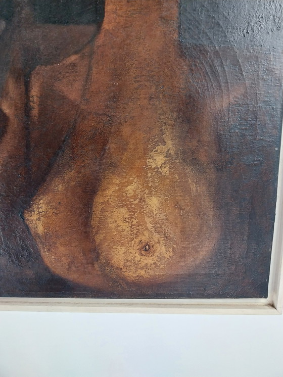 Image 1 of 1 x cuadro señoras estilizadas firmado