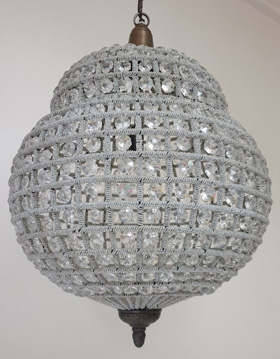 Grote Zeldzame Empire Stijl Kasbah Hanglamp Kristal – Hanglampen, Metal, Crystal (photo 19 of 26)