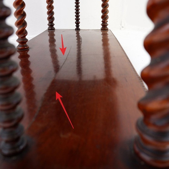 Image 1 of Antique "coil" style bookcase - Early 20th century